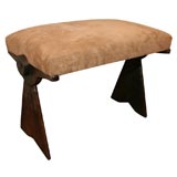 A bronze stool