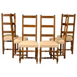 Antique six french chairs