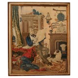 19th Century English Needlework Panel of Sir Walter Scott