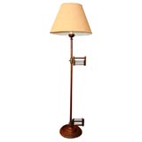 Antique Scottish Wool Winder, Late 19th Century, Wired as a Floor Lamp