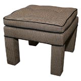 Pair of 1960's Houndstooth Ottomans/Benches