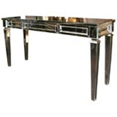 Custom Mirrored Console Table 9