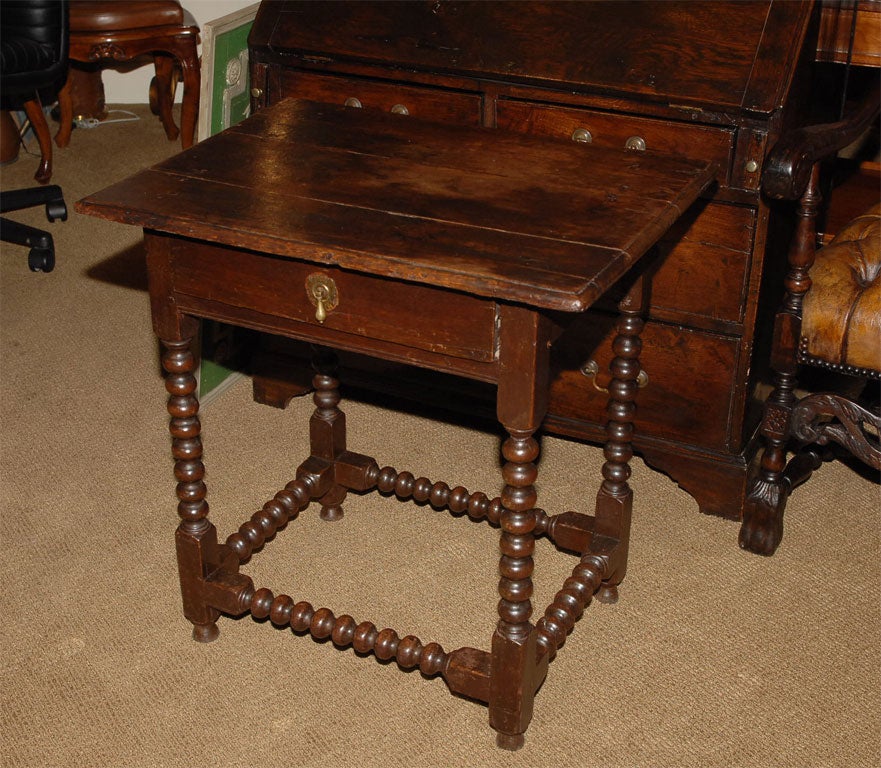 Rare Charles II Oak Tavern Table