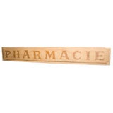 Vintage French "Pharmacie" sign