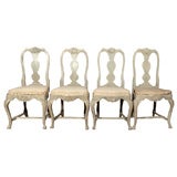 Swedish Rococo Dining Chairs