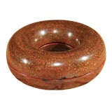 Antique Chinese Marbled Lacquer Necklace Box