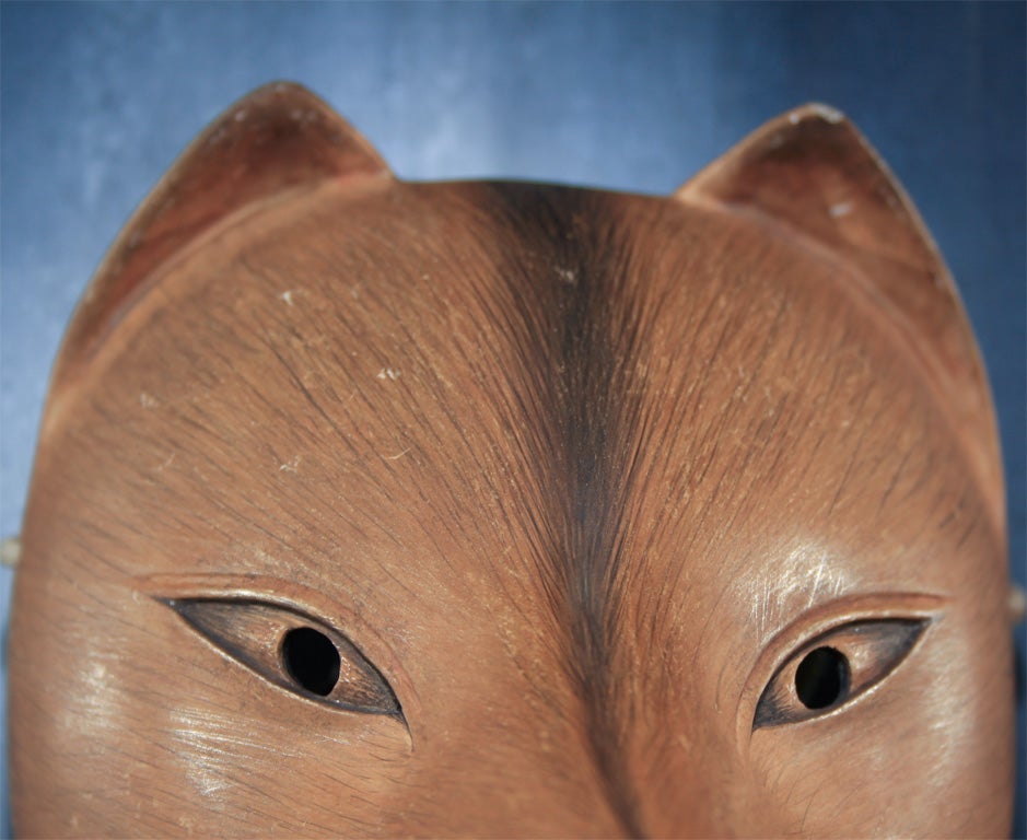 Japanese Kyogen Fox Mask 2