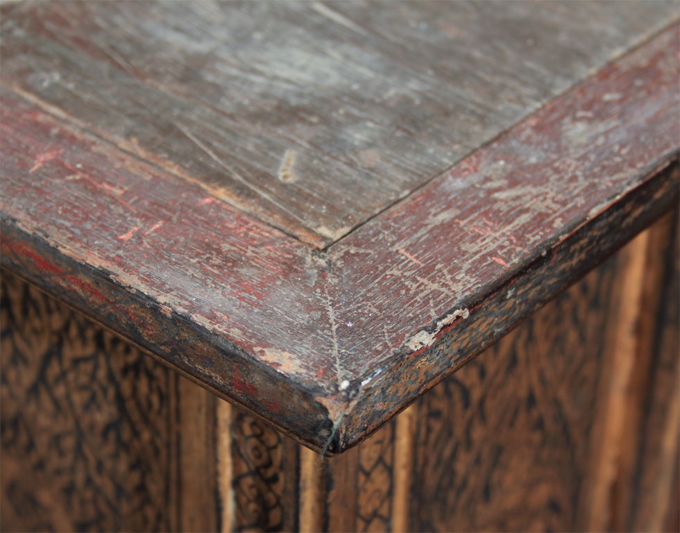Thai Gilt Wood Manuscript Box For Sale 6