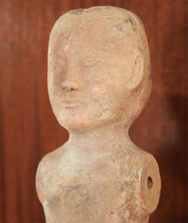 18th Century and Earlier Chinese Han Dynasty Earthenware Burial Statues