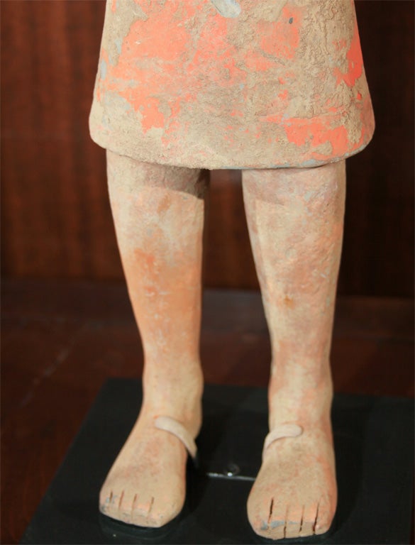 Chinese Han Dynasty Earthenware Burial Statues 1
