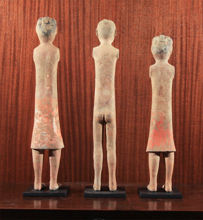 Chinese Han Dynasty Earthenware Burial Statues 6