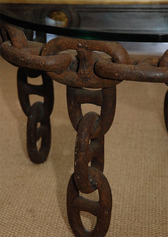 Steel Chain link industrial table