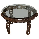 Chain link industrial table