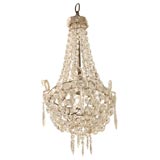 Small corbeille chandelier by Baccarat