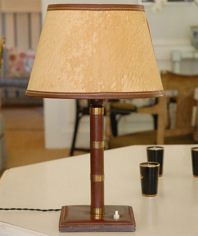 A Jacques Adnet Table Lamp
