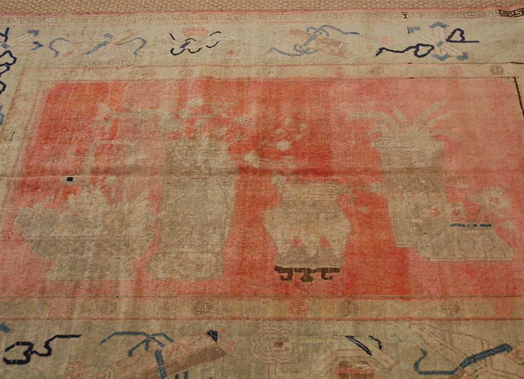20th Century An Antique Samarkand Rug