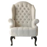 19THC NEW ENGLAND WING CHAIR