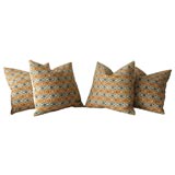 Antique LATE 19THC COVERLET PILLOWS