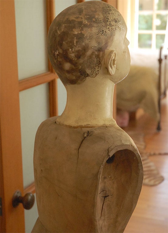Life Size Wooden Santos with Glass Eyes 3