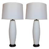 Pair of Italian Glass Table Lamps