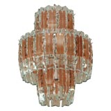 Coral Colored Chandelier