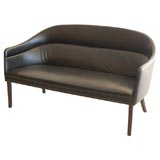 Ole Wanscher 2 Seat Leather Sofa