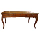 18th c FRENCH WALNUT BUREAU PLAT