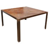 17th Century Oak Parquet Iron Based Coffee Table