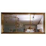 Large Rectangular Mirror in Heavy Brass Foil