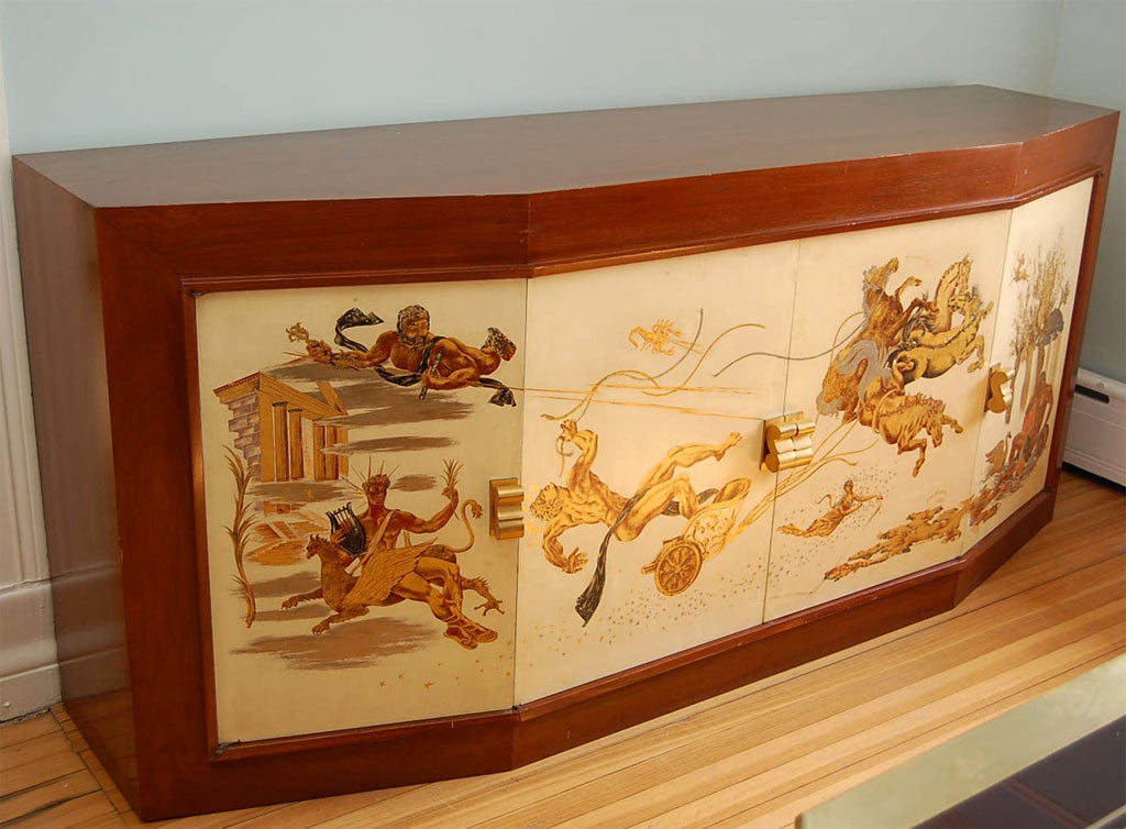 Sideboard with Decoration by Jean Hanau