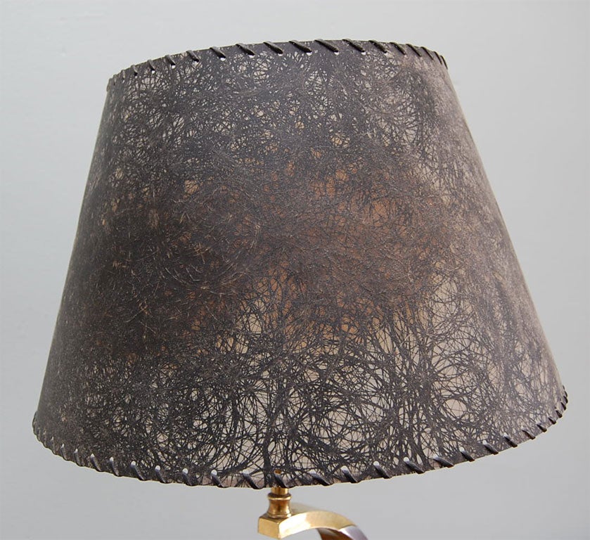 Rare and Exceptional Sculptural Table lamp by James B. Hamlin 1