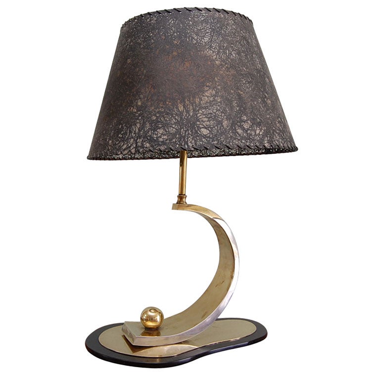 Rare and Exceptional Sculptural Table lamp by James B. Hamlin