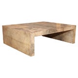 Parsons Style Coffee Table in Beige
Grey Parchment Parsons Style Coffee Table in Beige
Grey Parchment