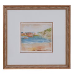 Early Coastal Watercolor by Jane Peterson