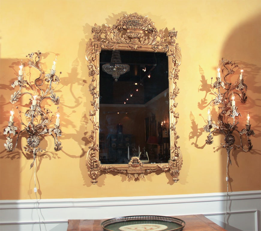 Pair of Large 5 Arm Sconces