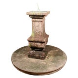 Antique English 19th century stone sundial