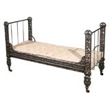 Antique French  iron bed