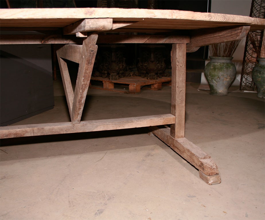 19th Century Large French wine tasting table For Sale