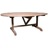 Antique Large French wine tasting table