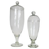 Two Large Apothecary Jars