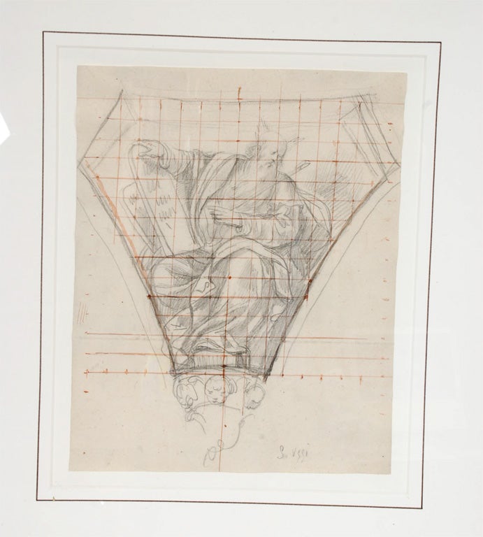 Modello for a Painting of Moses, an Architectural Decoration