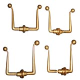 Set of 8 Door Handles by Jacques- Emile RUHLMANN
