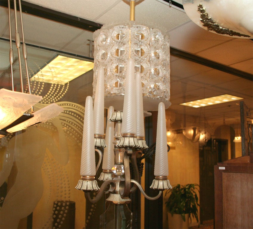 Sevres Stehlampe (Mitte des 20. Jahrhunderts) im Angebot