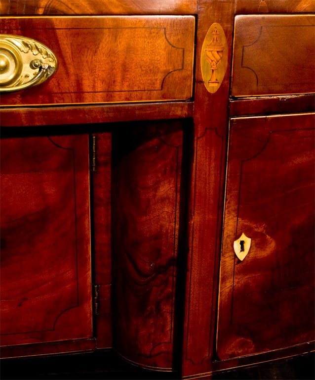 18th Century and Earlier Baltimore Federal Inlaid Mahogany Sideboard