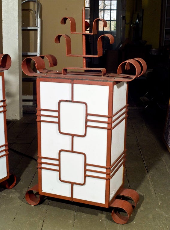 Deco Chic Asian-Inspired Lanterns, Wired for Outdoor Use