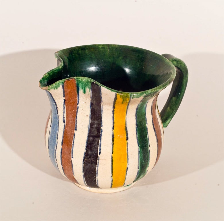 Japanese Folk Pottery Pitcher