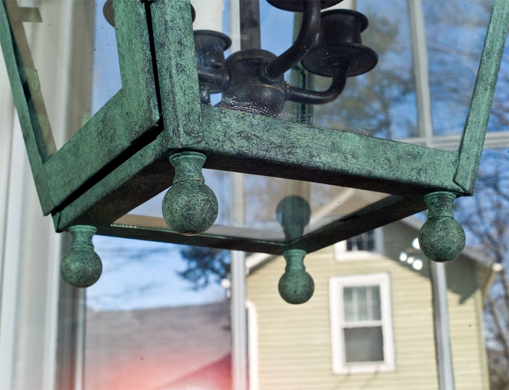 Mid-20th Century Unusual Copper Lanterns