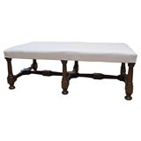 English Upholstered Coffee Table