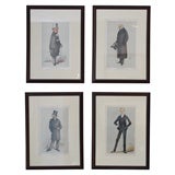 Pair of 19th Century English Framed Political Cartoons