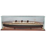 Boat Model under Glass